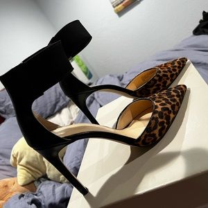 Banana Republic Malory Leopard Strappy Heels